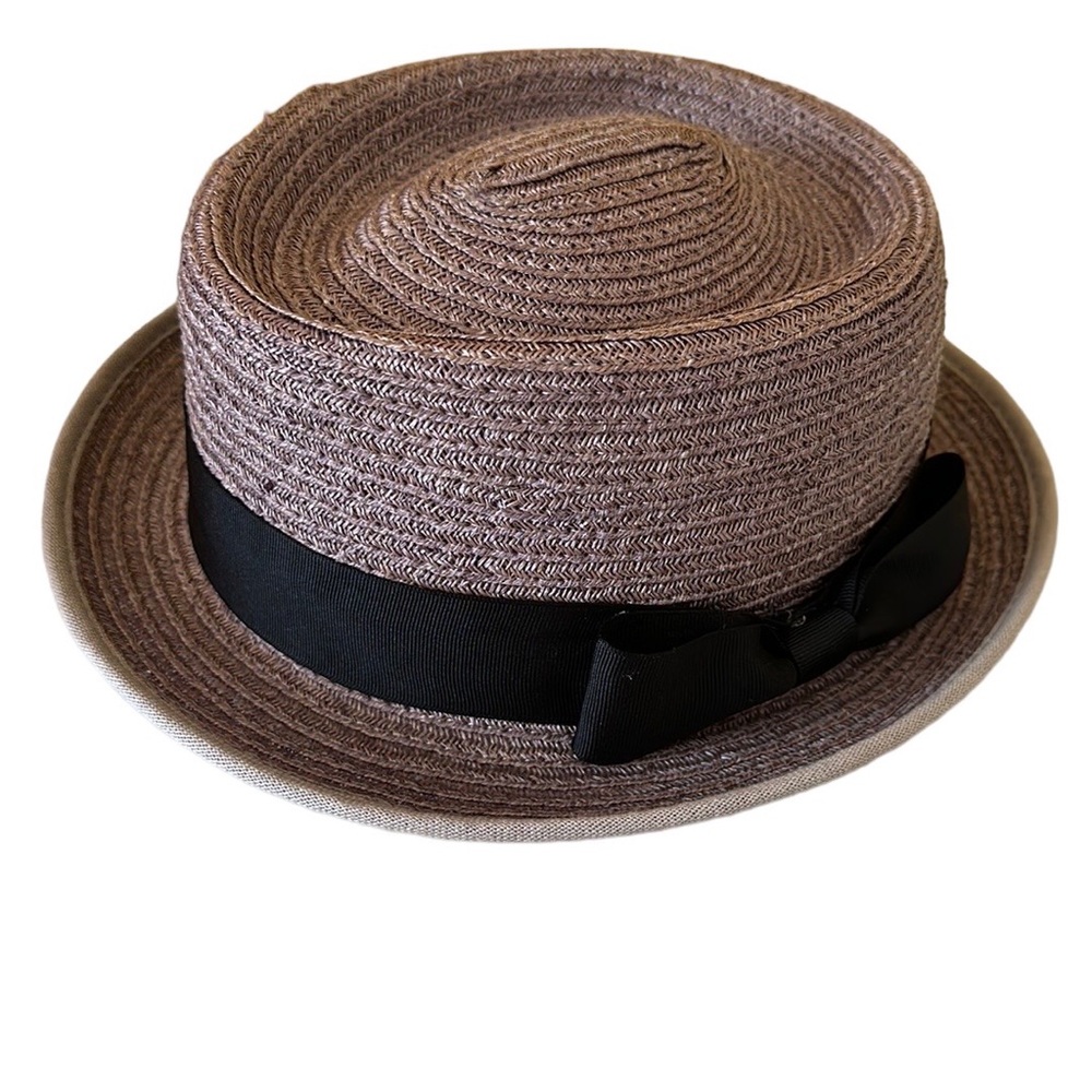 Cubavera Natural Fiber Paper Braid Fedora Hat S/M